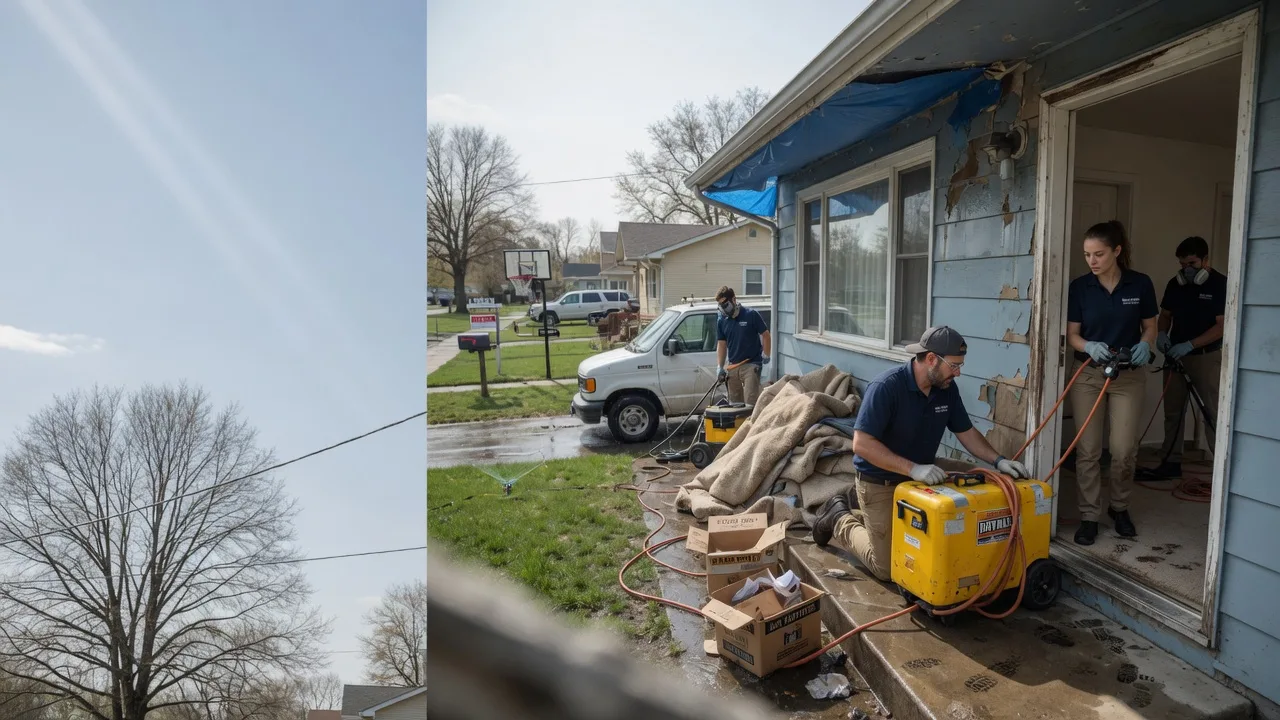 Basement Flood Cleanup in Kerens, TX near me